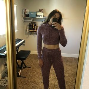 Gymshark slounge set! Purple marl